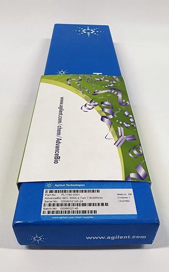 Хроматографическая колонка Agilent PL1180-5301 HPLC Column AdvanceBio SEC, 300Å,