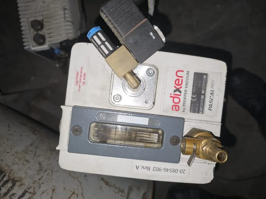 Насос ASP Sterrad NX Alcatel Adixen 2021.I Dual Stage Rotary Vacuum Pump — фото лота 2