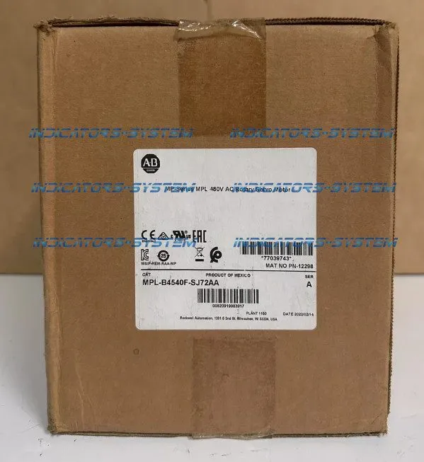 Серводвигатель MPL-B4540F-SJ72AA ALLEN BRADLEY Servo Motor