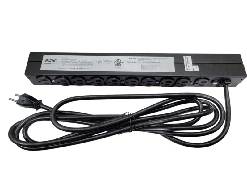 Блок розеток PDU APC AP9562 1U 15A 120V 12-Outlet Rackmount Power Distribution U