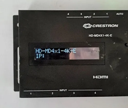 Видеокоммутатор Crestron 4x1 4K HDMI Switcher HD-MD4X1-4K-E