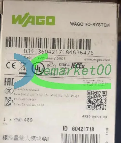 Контроллер WAGO 750-489 Logic Controller Module Fast