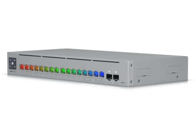 Коммутатор USW-Pro-Max-16 Ubiquiti UniFi 16-Port SFP+ L3 Managed Network Switch 