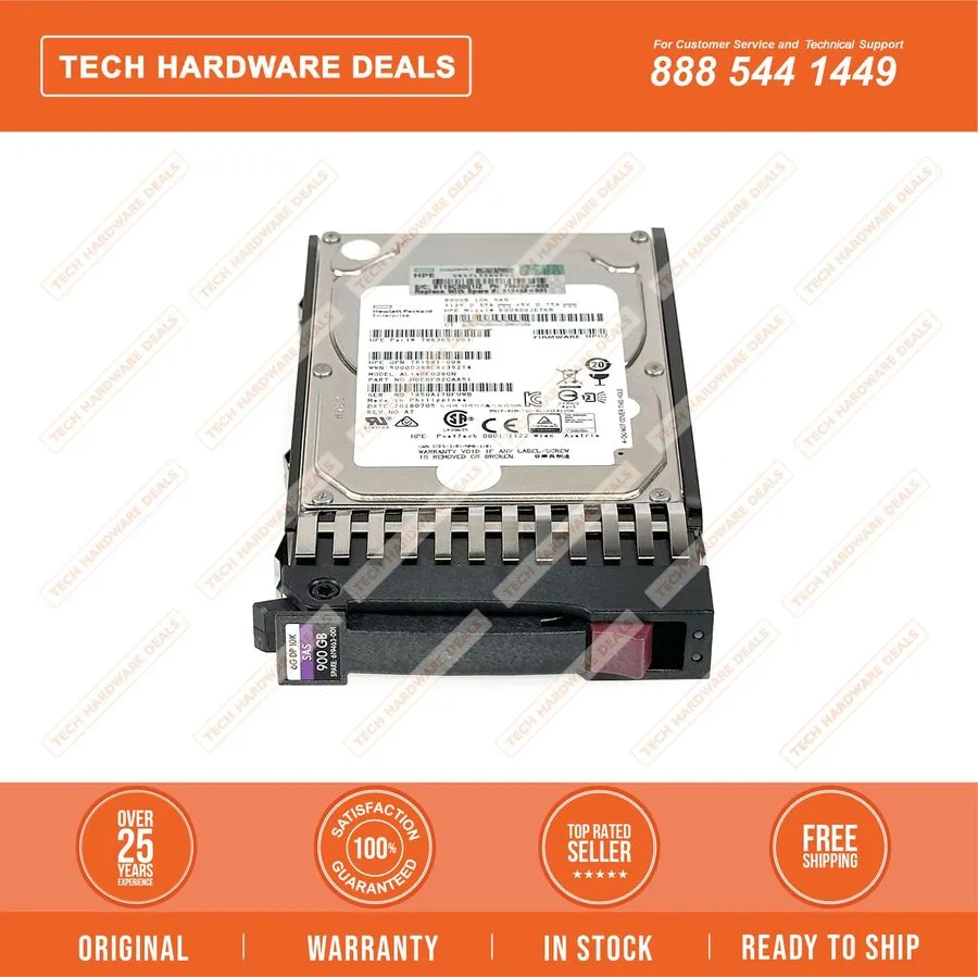 Жёсткий диск 507129-017 HPE 900GB SAS 6G 10K SFF DP QR ENT HDD