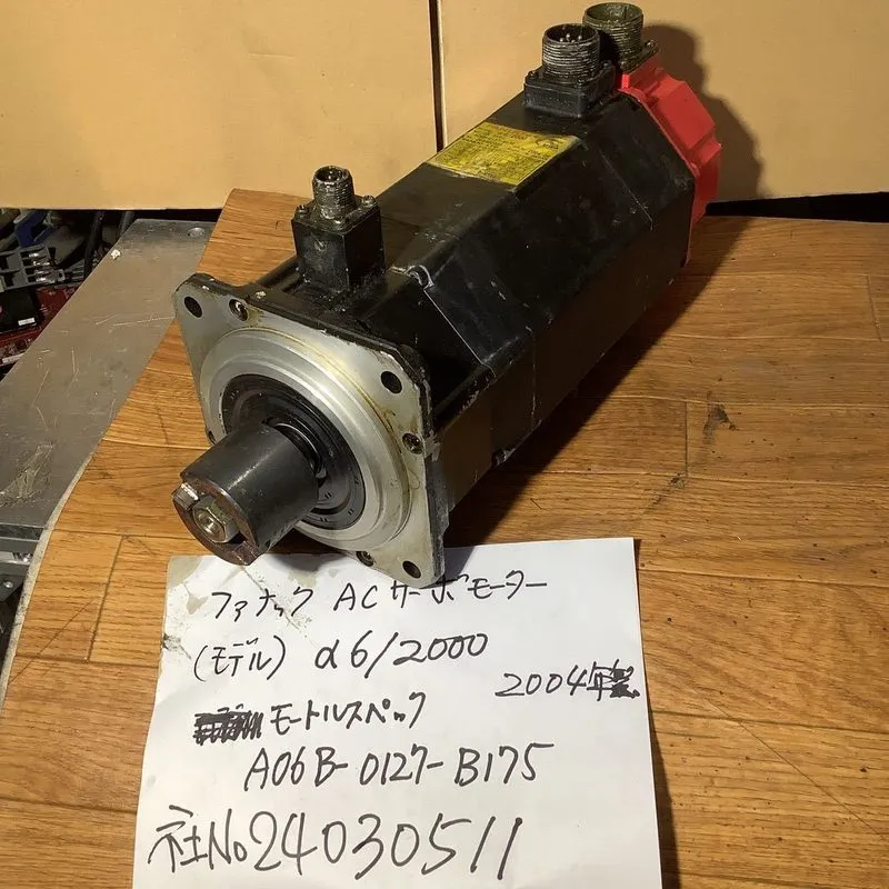 Серводвигатель Fanuc 6/2000 A06B-0127-B175 AC Servo Motor 1.0kW