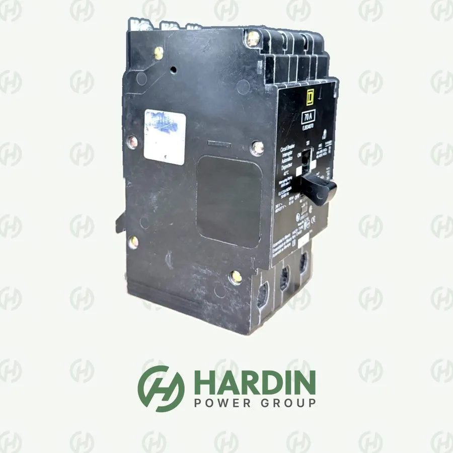Автоматический выключатель Square D EJB34070 3 Pole 70 Amp 480V Circuit Breaker 
