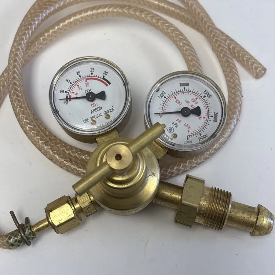Трубопроводная арматура Victor AF150-580 Inert Gas Regulator Flowmeter Brass Wel — фото лота 2