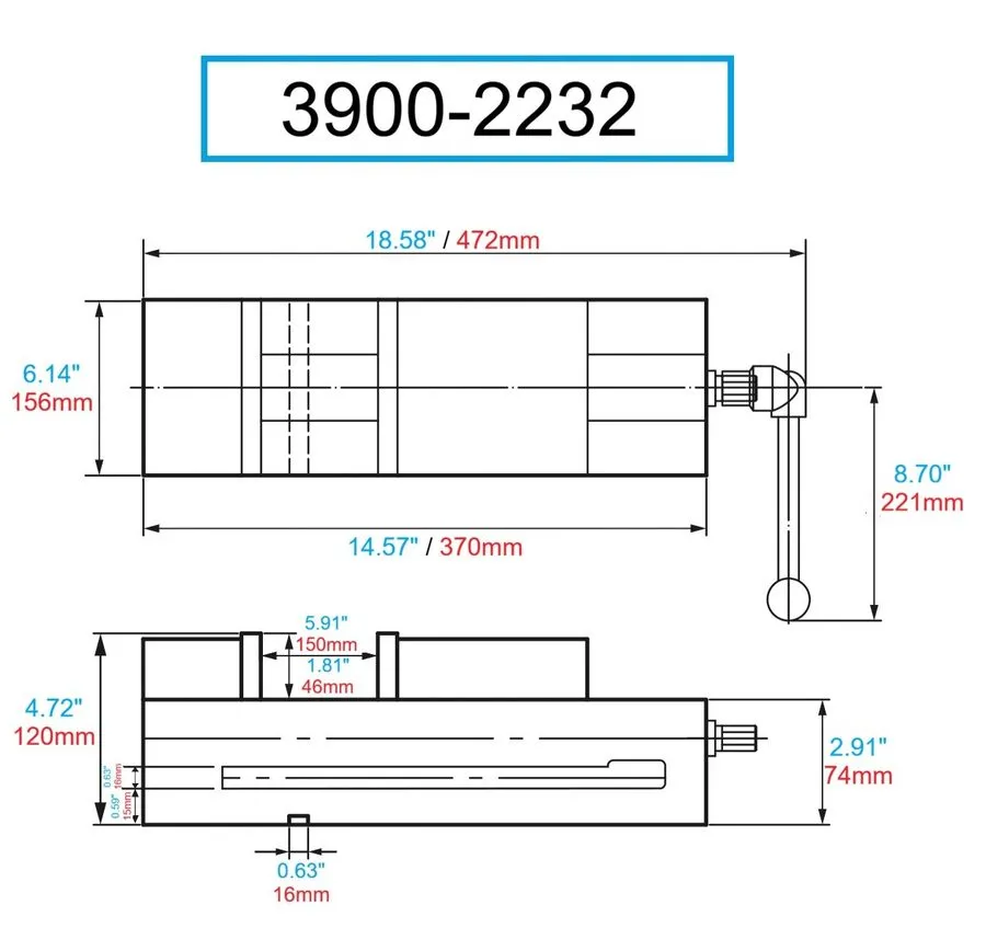 Режущий инструмент VERTEX 6" LOCK-FIXED II PRECISION MACHINE VISE для NC/CNC MAC — фото лота 2