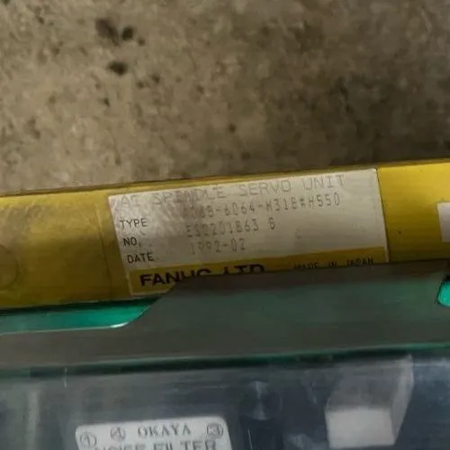 Сервоусилитель FANUC A06B-6064-H318 #H550 Spindle Servo Drive Removed From Machi