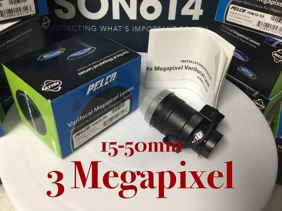 Камера Pelco 13M15-50 Security Camera Lens 15-50mm 3MP Offers High Quality Image — фото лота 1