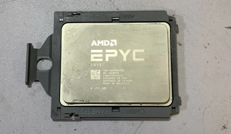 Процессор AMD EPYC 7D13 3.2GHz 36-Core SP3 Socket 95W Processor 100-000000322