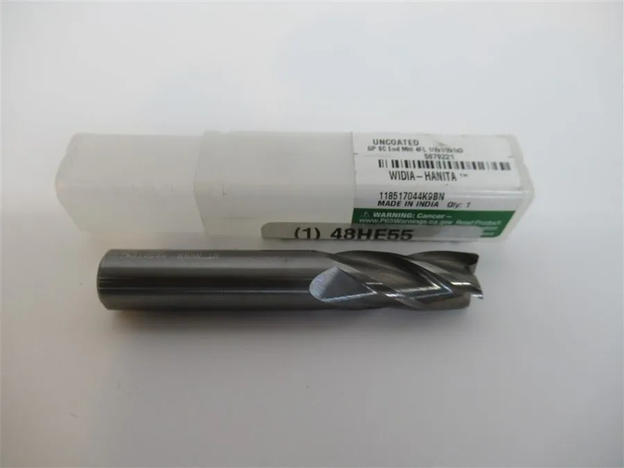 Режущий инструмент Widia 5879221 1/2" Solid Carbide Square End Mill Bit
