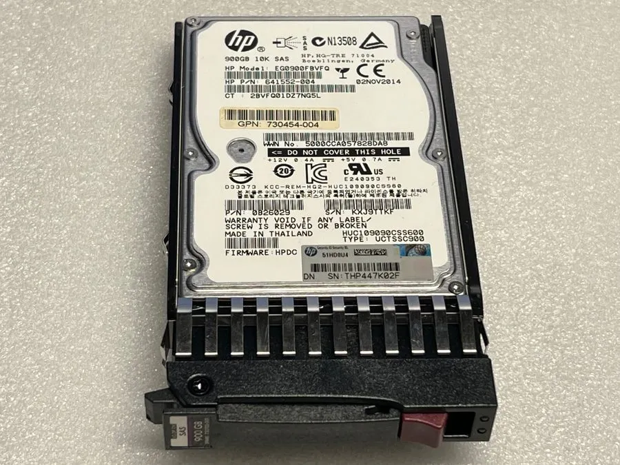 Жёсткий диск HP C8S59A 730703-001 MSA 900GB Ent 6G 10K RPM SAS 2.5 in DP HP HDD 