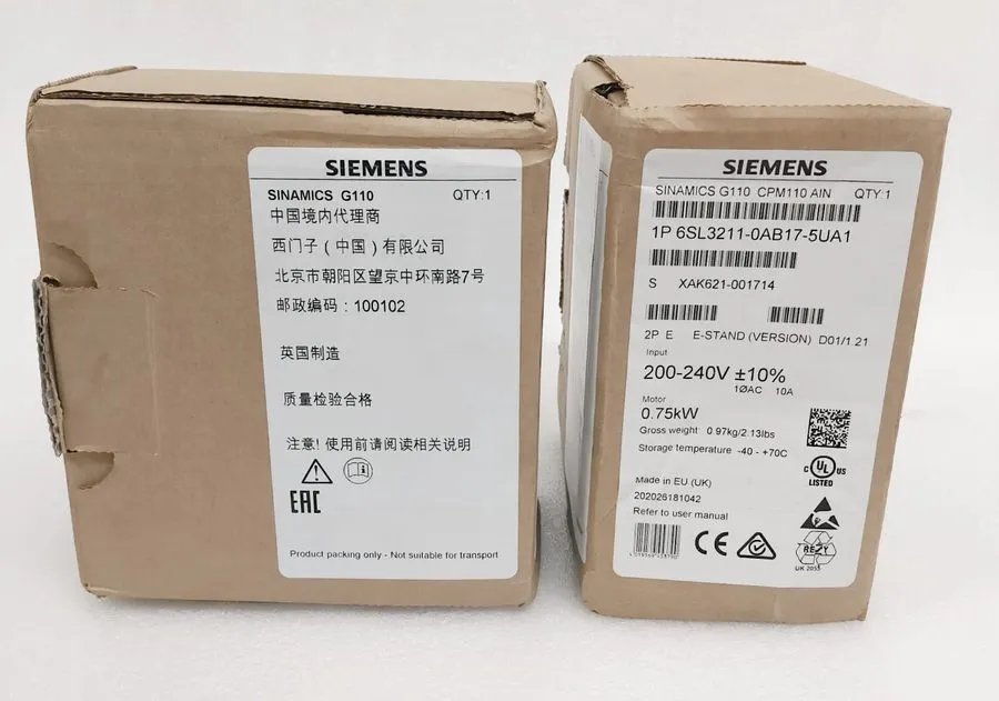 Частотный преобразователь Siemens SINAMICS G110 0.75kW VFD Inverter 6SL3211-0AB1