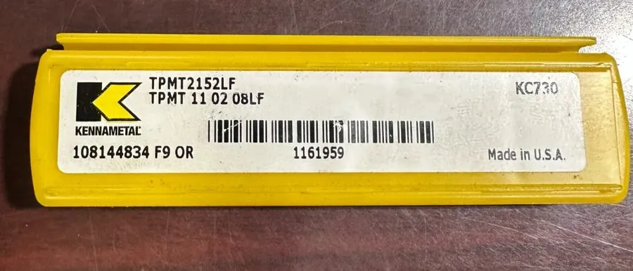 Режущий инструмент Kennametal Coated Carbide Machining Tooling insert KC9010 TPM — фото лота 1