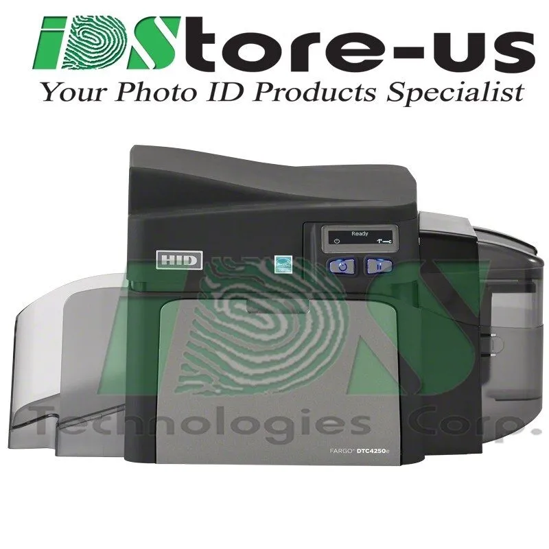 Принтер этикеток HID Fargo DTC4250e ID Card Printer & Encoder Fair Condition