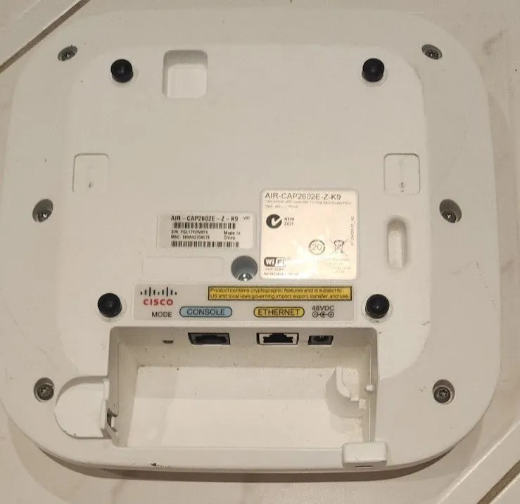 Точка доступа Wi-Fi CISCO AIR-CAP2602E-Z-K9 802.11n Dual Band Wireless Access Po — фото лота 1