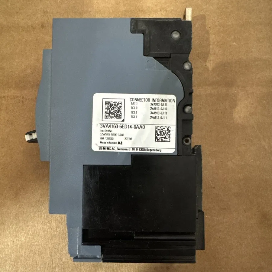 Автоматический выключатель 1 Siemens circuit breaker 3VA4160-6ED14-0AA0
