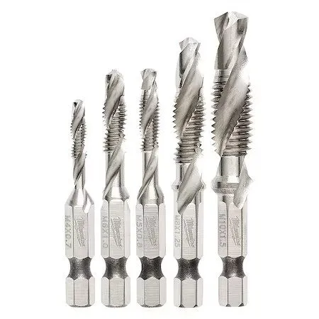 Режущий инструмент Milwaukee SHOCKWAVE Metric Impact Drill Tap Set 48-89-4875