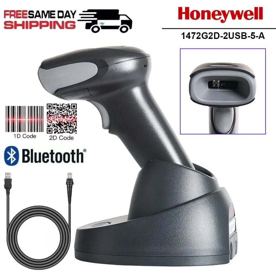 Сканер штрих-кода Honeywell Voyager Wireless Bluetooth Barcode Scanner 2D Code 1