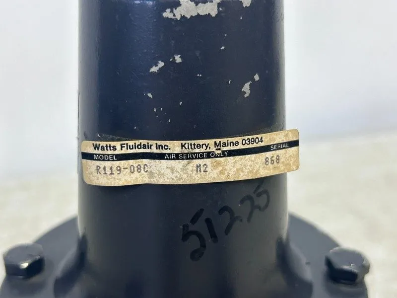 Трубопроводная арматура WATTS R119-08C/M2 Pneumatic Air Regulator 1" inch NPT 0-