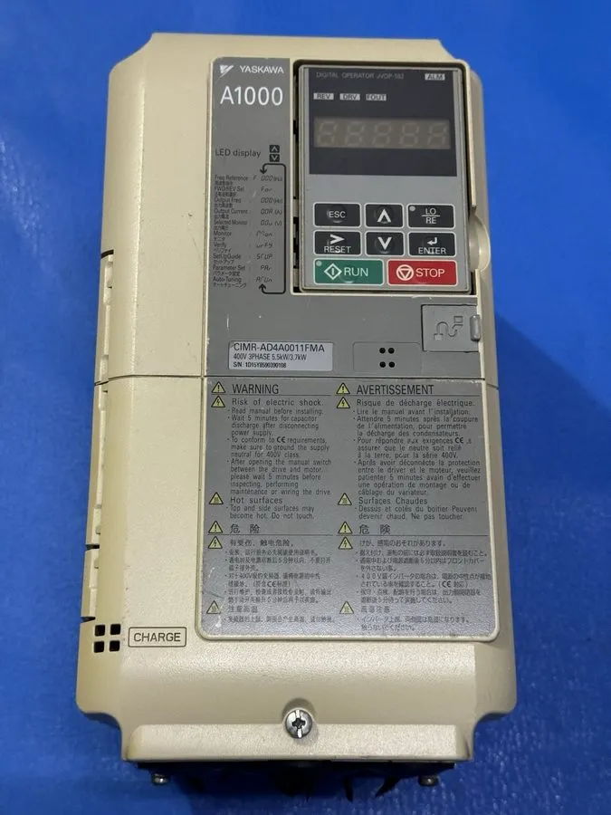 Частотный преобразователь Yaskawa CIMR-AD4A0011FMA VFD A1000 AC Drive 3.7kW (HD)
