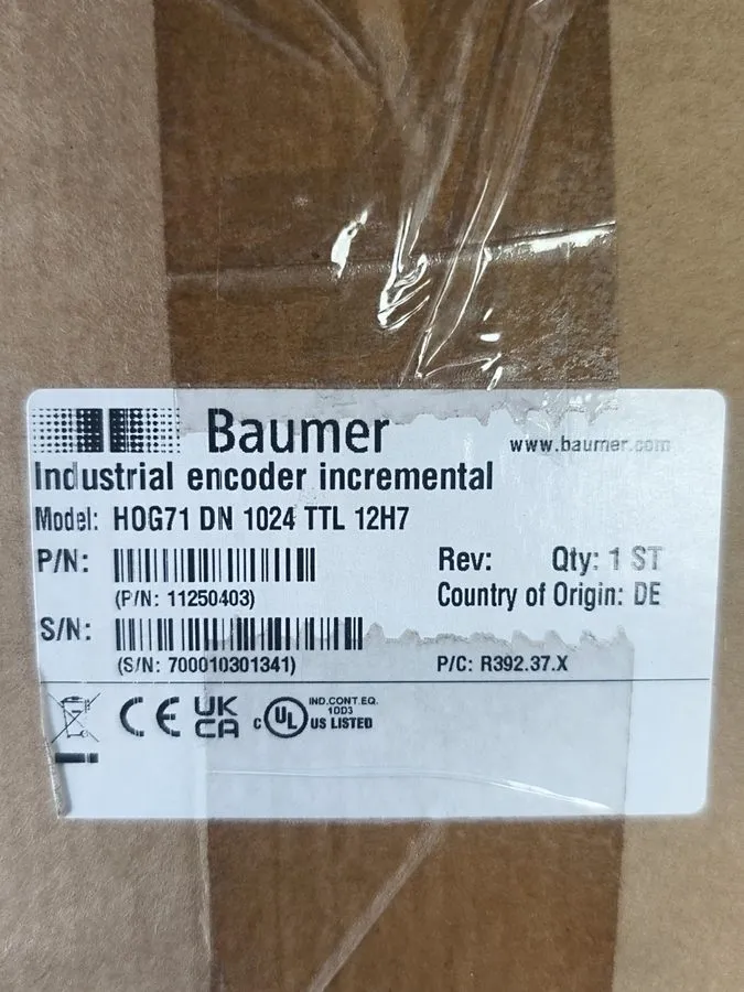 Энкодер Baumer HOG71 DN 1024 TTL 12H7 11250403 Industrial Encoder