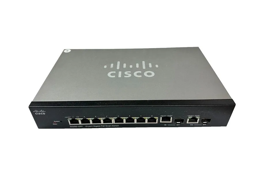 Коммутатор CISCO SG200-10FP 8-Ports SFPManaged Network Switch