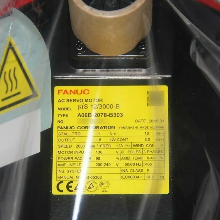 Серводвигатель FANUC SERVO MOTOR A06B-2078-B303 FREE