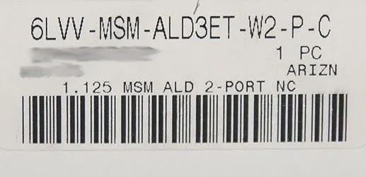 Клапан Swagelok 6LVV-MSM-ALD3ET-W2-P-C ALD Diaphragm Valve, ASM PN: 50-125108A81 — фото лота 2