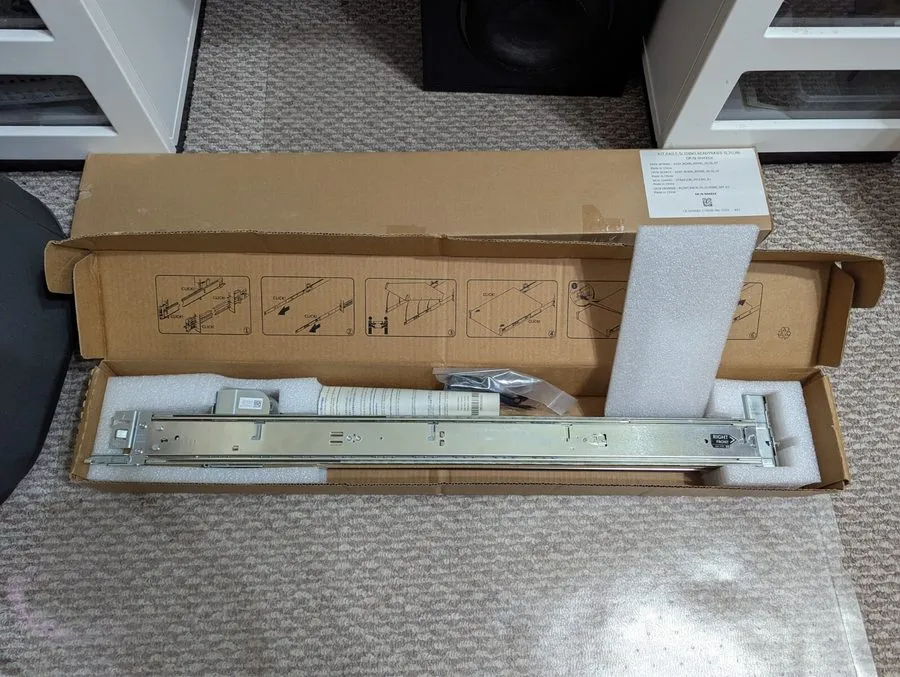 Комплект направляющих Dell PowerEdge yRails 2U Server Sliding Rapid Rail Kit 0H4