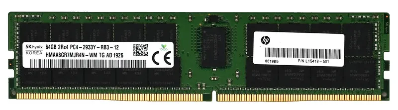 Модуль памяти 12x SK Hynix 64GB DDR4-2933 ECC RDIMM HMAA8GR7MJR4N-WM 768GB Serve