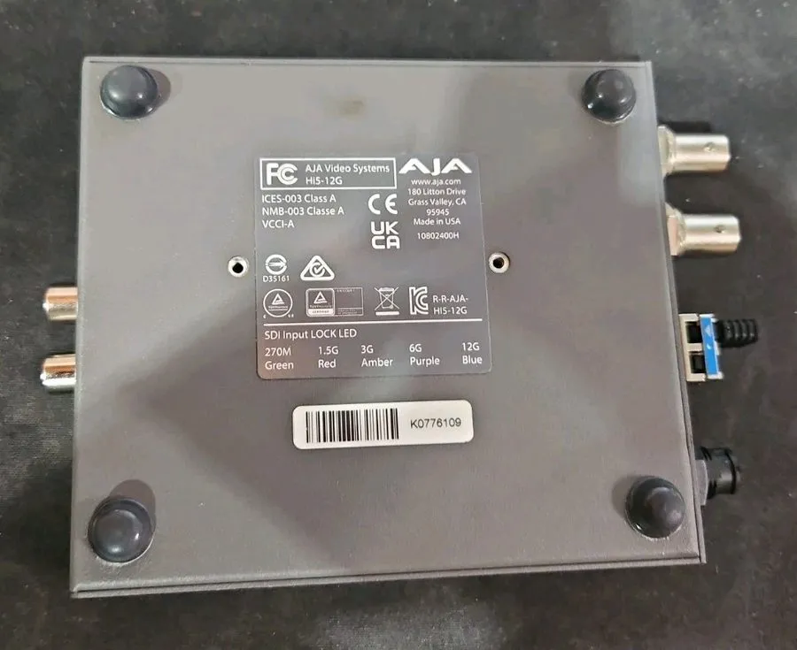Видеооборудование AJA HI5-12G Converter 12G-SDI to 4K HDMI 2.0