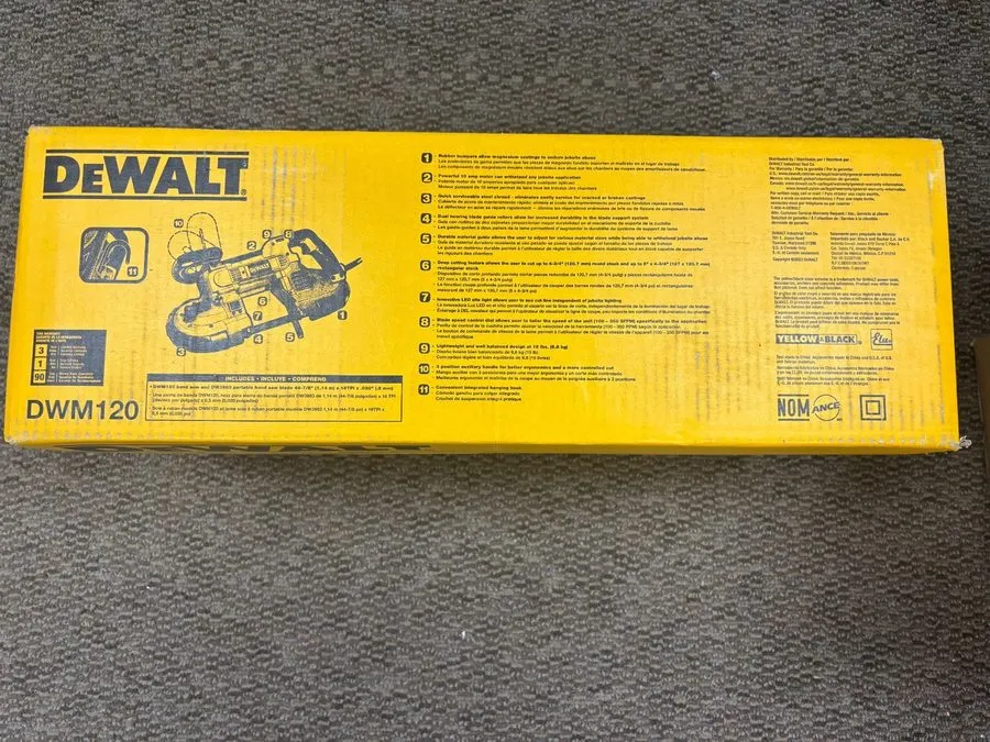 Оборудование ЧПУ DEWALT DEEP CUT BAND SAW, DWM120. SERVICED — фото лота 1