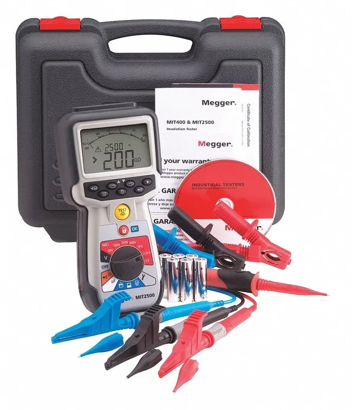 Тестер Megger MIT2500 Insulation Tester, 4.25" Width, 9.00" Length