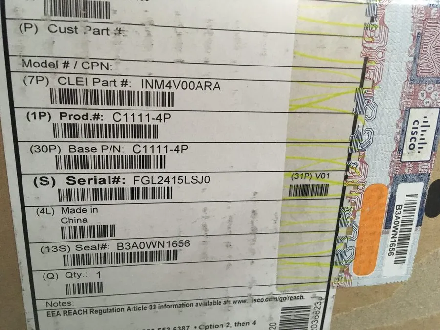 Маршрутизатор Cisco C1111-4P Integrated Services Router