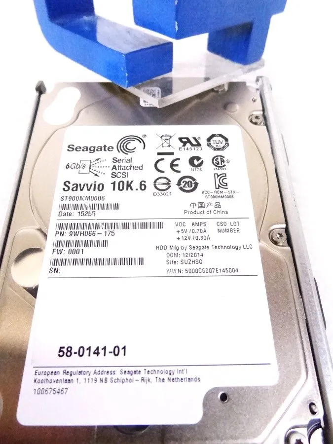 Жёсткий диск UCS-HDD900GI2F106 Cisco 900GB 10K 6Gbps SAS 2.5'' Hard Drive 800-35