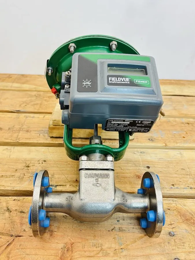 Клапан BAUMANN ACTUATOR CONTROL VALVE 2" 150 W/ FISHER CONTROLS DVC2000
