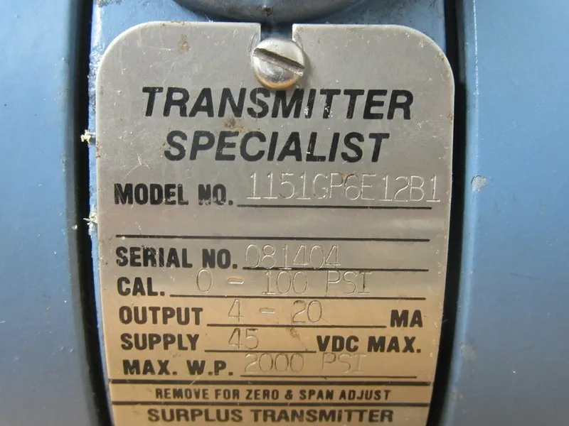 Датчик давления Rosemount 1151GP6E12B1 Transmitter