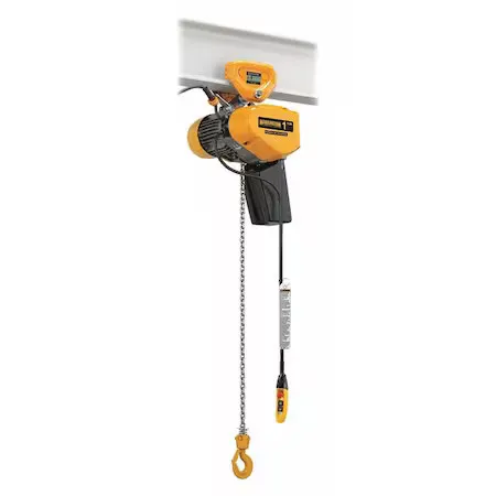 Таль Harrington Seqp010sd-10 Electric Chain Hoist, 2, 000 Lb, 10 Ft, Push