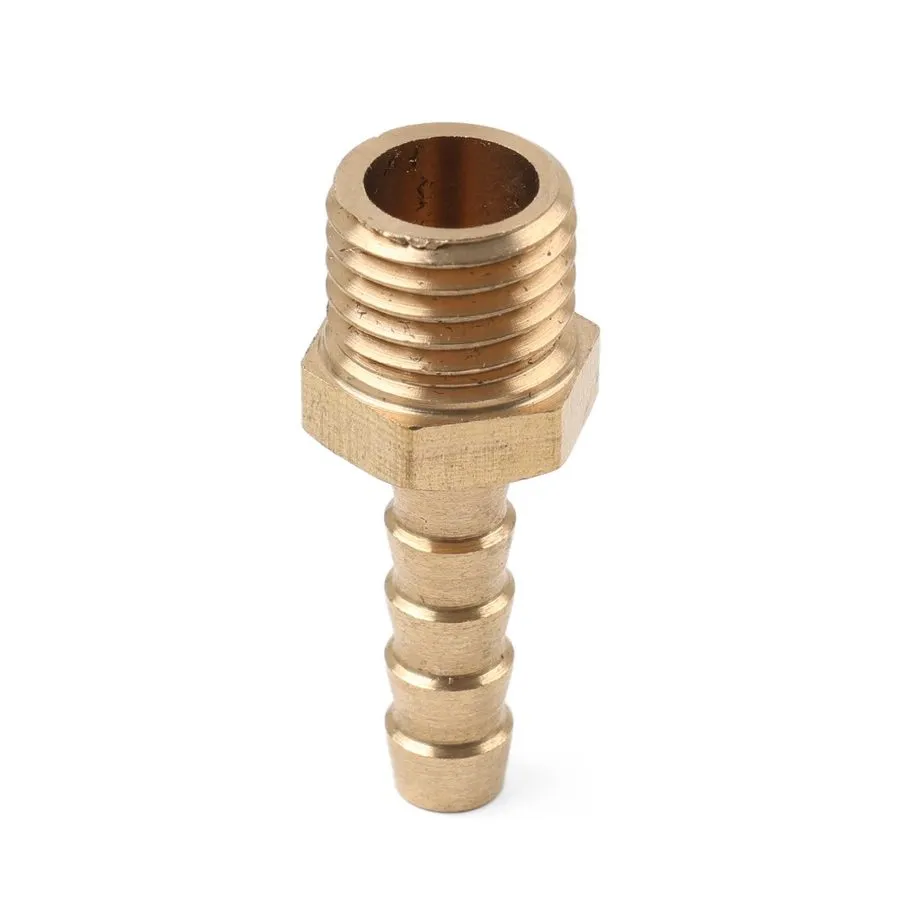 Датчик Brass Male Thread M12 M12x15 to Barb 6mm 1/4 Adapter Hose Fitting Connect