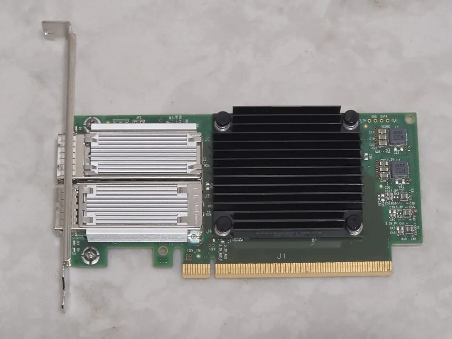 Трансивер Dell Mellanox MCX516A-CDAT CX516A 9FTMY 71C1T 100G 2-Port QSFP28 Netwo — фото лота 1