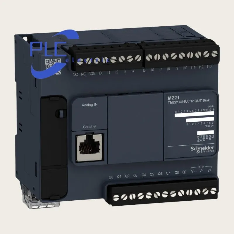 ПЛК TM221C24U Schneider Logic controller, Modicon M221, 24io tr.npn