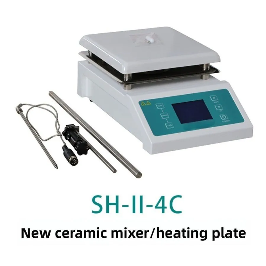 Магнитная мешалка SH-II-4C Digital Hotplate Magnetic Stirrer 19x19cm Ceramic Top