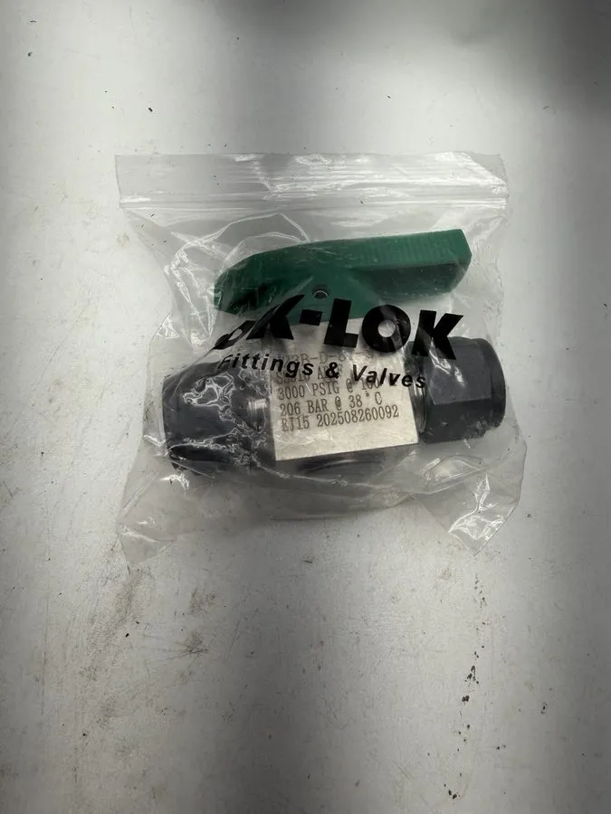 Клапан DK-Lok V23B-D-8T-S 1/2" Instrument Plug Valve 316 SS SWAGELOK Equivalent