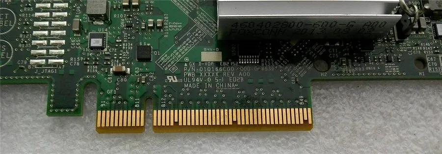 Контроллер Dell PERC H310 8-Port 6Gb/s SAS SATA PCIe RAID Controller Card HV52W