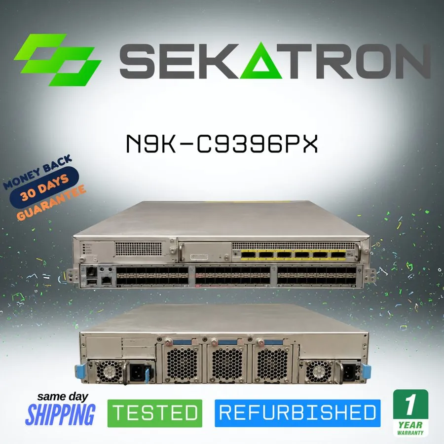 Коммутатор Cisco Nexus N9K-C9396PX 48-Port 10GbE SFP+ Switch w/N9K-M6PQ