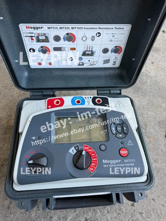 Тестер Megger MIT525 Insulation Resistance Tester Megger