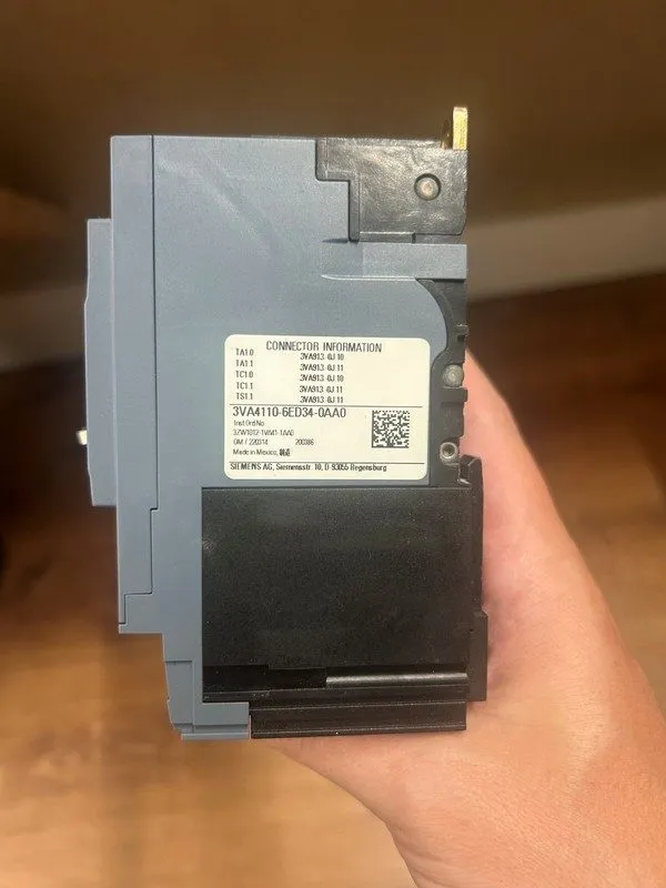 Автоматический выключатель Siemens 3VA4110-6ED34-0AA0 100 Amp 600Y/347 VAC 3 Pol — фото лота 2