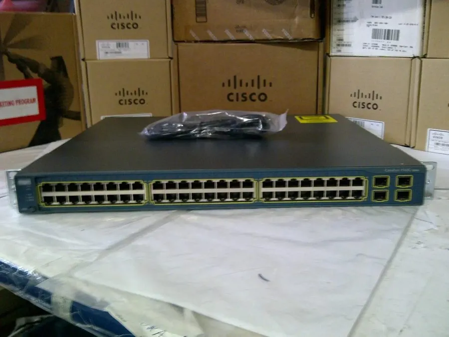 Коммутатор Cisco Catalyst 3560G WS-C3560G-48TS-S 48-Port Ethernet Switch *Non-Po